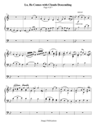 Lo, He Comes with Clouds Descending (Helmsly) for Organ Organ Accompaniment scores gallery preview page 4