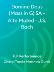 Domine Deus (Mass in G) SA - Alto Muted - J.S. Bach