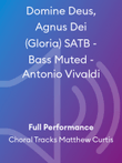 Domine Deus, Agnus Dei (Gloria) SATB - Bass Muted - Antonio Vivaldi