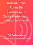 Domine Deus, Agnus Dei (Gloria) SATB - Tenor Predominant - Antonio Vivaldi