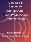 Domine Fili Unigenite (Gloria) SATB - Tenor Predominant - Antonio Vivaldi