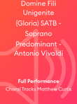 Domine Fili Unigenite (Gloria) SATB - Soprano Predominant - Antonio Vivaldi