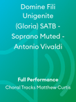 Domine Fili Unigenite (Gloria) SATB - Soprano Muted - Antonio Vivaldi