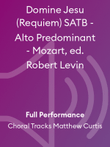 Domine Jesu (Requiem) SATB - Alto Predominant - Mozart, ed. Robert Levin