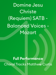 Domine Jesu Christe (Requiem) SATB - Balanced Voices - Mozart