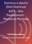 Dominus a dextris (Dixit Dominus) SATB - Alto Predominant - Marianna Martines