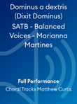 Dominus a dextris (Dixit Dominus) SATB - Balanced Voices - Marianna Martines