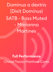 Dominus a dextris (Dixit Dominus) SATB - Bass Muted - Marianna Martines