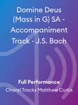 Domine Deus (Mass in G) SA - Accompaniment Track - J.S. Bach