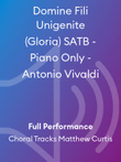 Domine Fili Unigenite (Gloria) SATB - Piano Only - Antonio Vivaldi