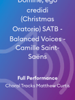 Domine, ego credidi (Christmas Oratorio) SATB - Balanced Voices - Camille Saint-Saëns