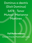 Dominus a dextris (Dixit Dominus) SATB - Tenor Muted - Marianna Martines