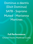 Dominus a dextris (Dixit Dominus) SATB - Soprano Muted - Marianna Martines