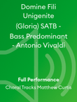 Domine Fili Unigenite (Gloria) SATB - Bass Predominant - Antonio Vivaldi
