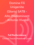 Domine Fili Unigenite (Gloria) SATB - Alto Predominant - Antonio Vivaldi