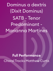 Dominus a dextris (Dixit Dominus) SATB - Tenor Predominant - Marianna Martines