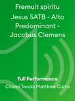 Fremuit spiritu Jesus SATB - Alto Predominant - Jacobus Clemens