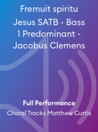 Fremuit spiritu Jesus SATB - Bass 1 Predominant - Jacobus Clemens