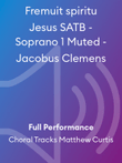 Fremuit spiritu Jesus SATB - Soprano 1 Muted - Jacobus Clemens