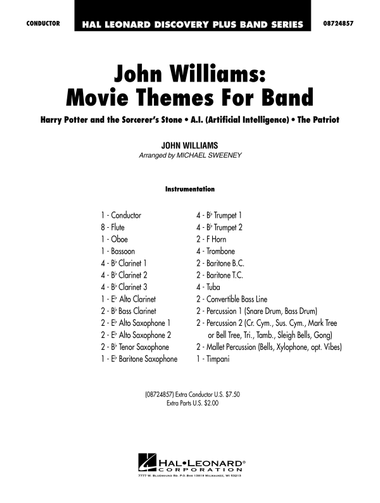 John Williams: Movie Themes for Band - Conductor Score (Full Score)