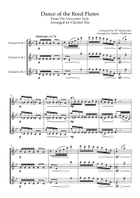 Dance of the Reed Flutes arranged for Clarinet Trio Clarinet Trio scores gallery preview page 3