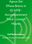Agnus Dei (Missa Brevis in G) SATB - Accompaniment Track - Joseph Haydn