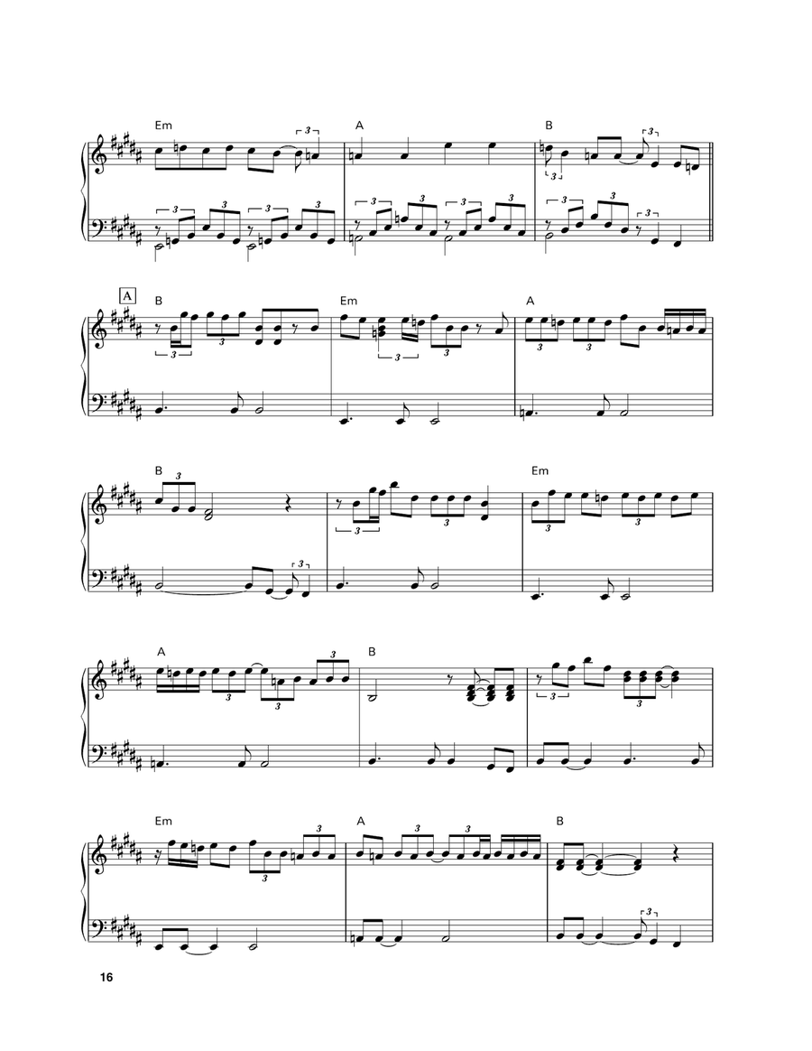 Brand New Day by Sting Piano Solo - Digital Sheet Music page 2