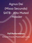 Agnus Dei (Missa Secunda) SATB - Alto Muted - Hassler