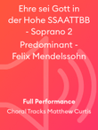 Ehre sei Gott in der Hohe SSAATTBB - Soprano 2 Predominant - Felix Mendelssohn