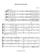 Missiles of October String Quartet scores gallery preview page 3