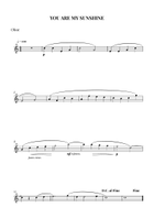 You Are My Sunshine Woodwind Quintet scores gallery preview page 3