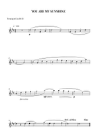 You Are My Sunshine Brass Ensemble scores gallery preview page 3