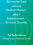 Eja mater fons amoris (Stabat Mater) - Alto 1 Predominant - Antonin Dvorak