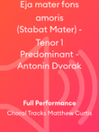 Eja mater fons amoris (Stabat Mater) - Tenor 1 Predominant - Antonin Dvorak
