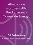 Albricias de mortales - Alto Predominant - Manuel de Sumaya