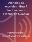 Albricias de mortales - Bass 1 Predominant - Manuel de Sumaya