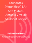 Esurientes (Magnificat) SA - Alto Muted - Antonio Vivaldi; ed. Janet Galvan