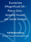 Esurientes (Magnificat) SA - Piano Only - Antonio Vivaldi; ed. Janet Galvan