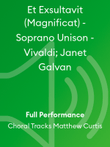Et Exsultavit (Magnificat) - Soprano Unison - Vivaldi; Janet Galvan