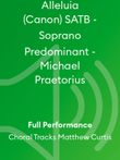 Alleluia (Canon) SATB - Soprano Predominant - Michael Praetorius