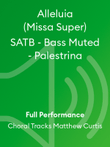 Alleluia (Missa Super) SATB - Bass Muted - Palestrina