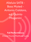 Alleluia SATB - Bass Muted - Antonio Caldara, ed. Quinto Maganini