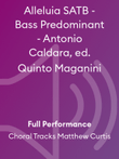 Alleluia SATB - Bass Predominant - Antonio Caldara, ed. Quinto Maganini