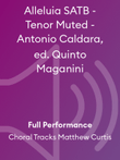 Alleluia SATB - Tenor Muted - Antonio Caldara, ed. Quinto Maganini
