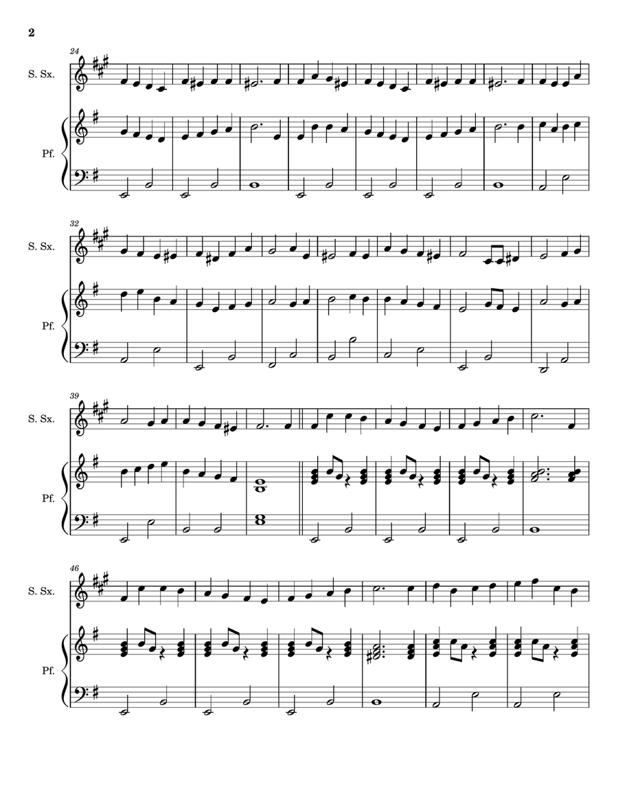 God Rest Ye Merry, Gentlemen - Arranged for S. Sax. and Piano. Woodwind Duet scores gallery preview page 2