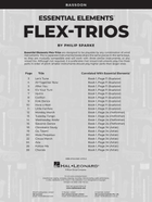 Essential Elements Flex-Trios Concert Band Methods scores gallery preview page 3