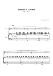 Prelude in E minor (Op. 28, Nr. 4)