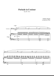 Prelude in E minor (Op. 28, Nr. 4)