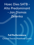 Haec Dies SATB - Alto Predominant - Jan Dismas Zelenka