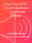 Haec Dies SATB - Bass Predominant - Jan Dismas Zelenka